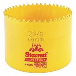 Starrett FCH0238 Fast Cut Yellow Bi-Metal Holesaw DiaØ: 60mm