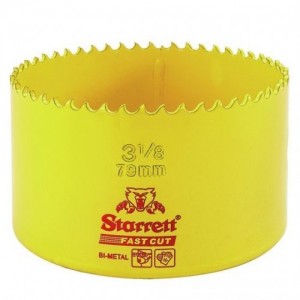 Starrett FCH0318 Fast Cut Yellow Bi-Metal Holesaw DiaØ: 79mm