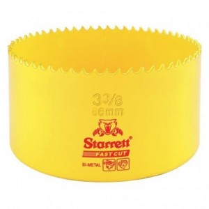 Starrett FCH0338 Fast Cut Yellow Bi-Metal Holesaw DiaØ: 86mm