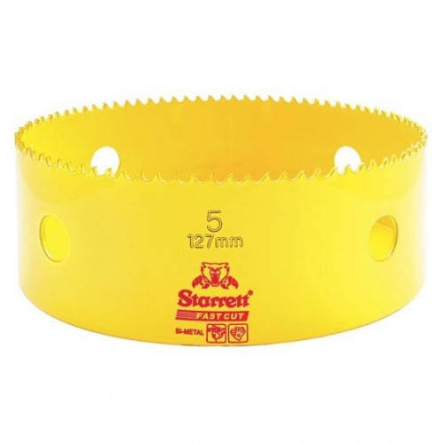Starrett FCH0500 Fast Cut Yellow Bi-Metal Holesaw DiaØ: 127mm