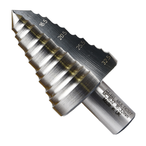Armeg ESD16-32 Pro-Step Step Drill Bit  Hole DiaØ: 16mm - 32mm