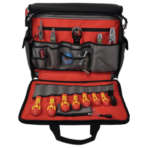 CK Tools MA2630 Magma Black Technicians Tool Case With Red Trim