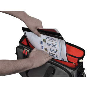CK Tools MA2630 Magma Black Technicians Tool Case With Red Trim