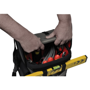 CK Tools MA2633 Magma Black Technicians Tote With Red Trim Width: 290mm x Depth: 300mm x Height: 390mm