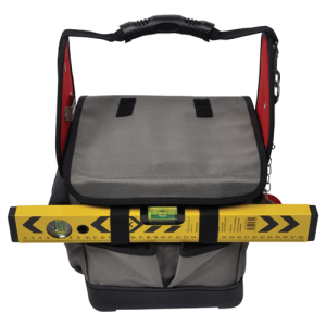CK Tools MA2633 Magma Black Technicians Tote With Red Trim Width: 290mm x Depth: 300mm x Height: 390mm