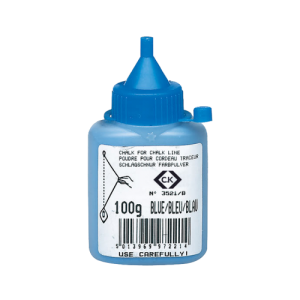 CK Tools T3521B100 Blue High Desity Chalk Powder With Resealable Dispenser Cap Weight: 100g