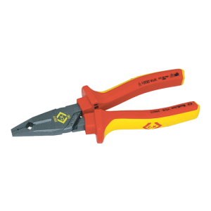 CK Tools T39077-180 Redline VDE Insulated Electricians Pliers With Tapered Nose Length: 180mm 1000V