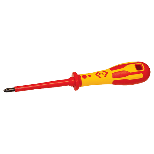 CK Tools T49143-3 Dextro VDE Approved Soft Grip PZ Screwdriver With Chrome Vanadium Steel Blade 1000V Blade Tip: PZ3 | Blade Length : 150mm