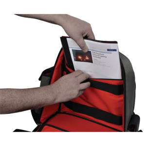 CK Tools MA2631 Magma Black Technicians Rucksack With Red Trim