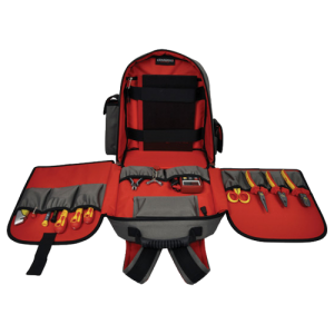 CK Tools MA2631 Magma Black Technicians Rucksack With Red Trim