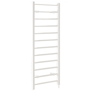 Creda Heating 056870 CLR12W CLR Series White Steel 12 Rail Fluid Filled Flat Ladder Style Electric Towel Rail - Requires Timer 250W