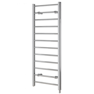 Creda Heating 056887 CLR12C CLR Series Chrome 12 Rail Fluid Filled Flat Ladder Style Electric Towel Rail - Requires Timer 175W