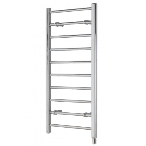 Creda Heating 056900 CLR10C CLR Series Chrome 10 Rail Fluid Filled Flat Ladder Style Electric Towel Rail - Requires Timer 120W