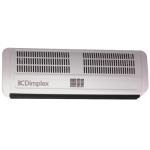 Dimplex AC45N AC Series White Overdoor Air Curtain With Full Heat + Half Heat + Fan Only Controls  - Suitable For Single Doorways IP21 4500W