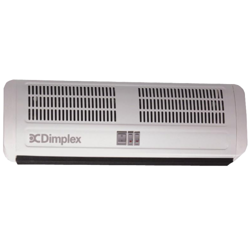 Dimplex AC45N AC Series White Overdoor Air Curtain With Full Heat + Half Heat + Fan Only Controls  - Suitable For Single Doorways IP21 4500W