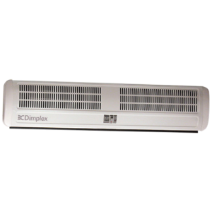 Dimplex AC6N AC Series White Overdoor Air Curtain With Full Heat + Half Heat + Fan Only On Board Controls  - Suitable For Double Doorways IP21 4500W