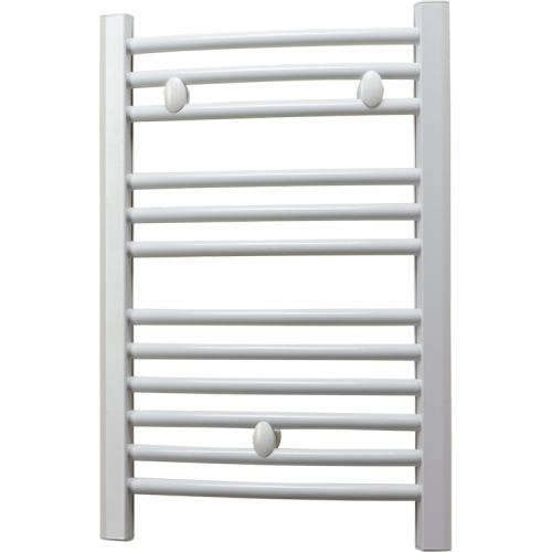 Dimplex TDTR175W TDTR Series White Steel Curved Fluid Filled Ladder Style Electric Towel Rail With Temperature Limiter & Mounting Kit IPX5 175W