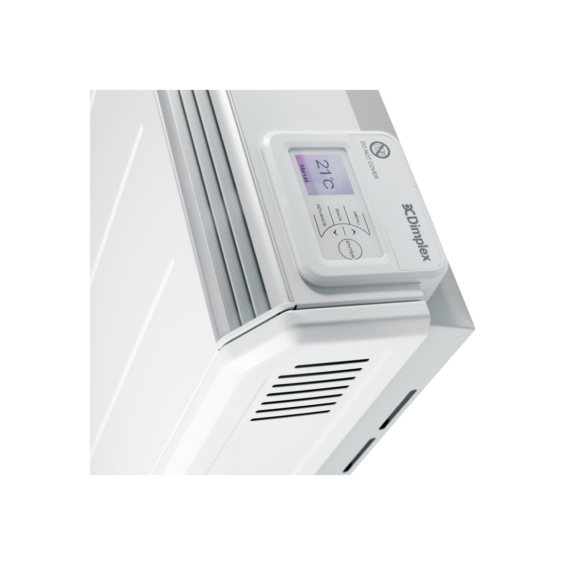 Dimplex XLE125 XLSE Series White Slimline Storage Heater With 7 Day