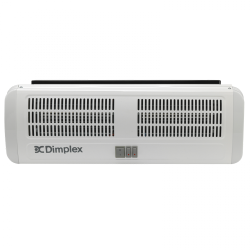 Dimplex AC3N AC Series White Overdoor Warm Air Curtain With Full Heat + Half Heat + Fan Only Controls - Suitable For Single Doorways IP21 3000W