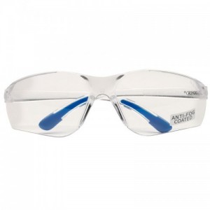 Draper 02937 Clear Anti-Mist Safety Glasses With Clear Polycarbonate Wrap-Around Anti-Scratch & Anti-Fog Lenses