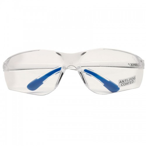Draper 02937 Clear Anti-Mist Safety Glasses With Clear Polycarbonate Wrap-Around Anti-Scratch & Anti-Fog Lenses