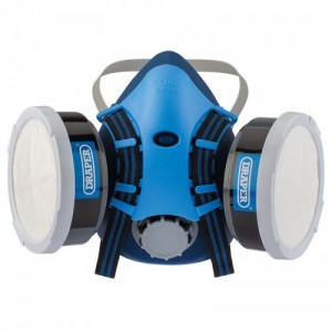 Draper 03021 Combined Vapour & Dust Filter Respirator Mask With Twin Filters