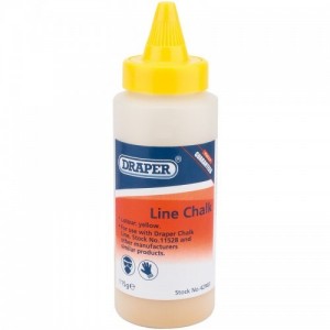 Draper 42983 Yellow Line Chalk In Plastic Bottle With Dispensing Funnel Weight: 115g