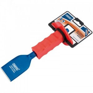 Draper 64676 Electricians Bolster Chisel With Impact Absorbing Had Guard Width: 60mm | Length: 225mm