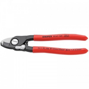 Draper 82576 Knipex Cable Shears With Spring Loaded Plastic Coated Handles For DiaØ: 15mm² - 50mm² Cables Length: 165mm