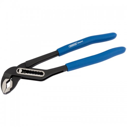 Draper 84444 Expert Steel Heavy Duty Waterpump Pliers With PVC Handles Length: 200mm | Capacity: 45mm