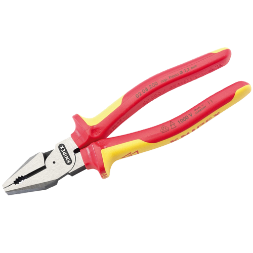 Draper 31861 Knipex VDE Fully Insulated High Leverage Combination Pliers Length: 200mm 1000V Draper 31861 Knipex VDE Fully Insulated High Leverage Combination Pliers Length: 200mm 1000V