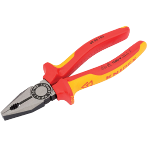 Draper 31918 Knipex VDE Fully Insulated Combination Pliers Length: 180mm 1000V