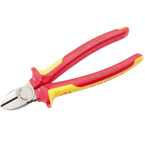 Draper 32021 Knipex VDE Fully Insulated Diagonal Side Cutters Length: 180mm 1000V Draper 32021 Knipex VDE Fully Insulated Diagonal Side Cutters Length: 180mm 1000V