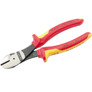 Draper 31927 Knipex VDE Fully Insulated High Leverage Diagonal Side Cutters Length: 180mm 1000V