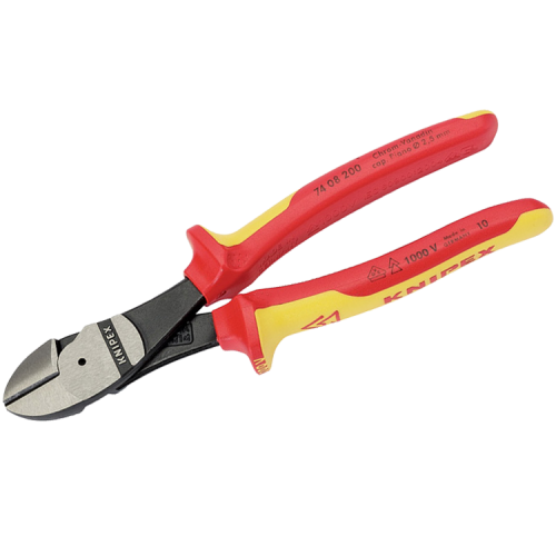 Draper 31929 Knipex VDE Fully Insulated High Leverage Diagonal Side Cutters Length: 200mm 1000V Draper 31929 Knipex VDE Fully Insulated High Leverage Diagonal Side Cutters Length: 200mm 1000V