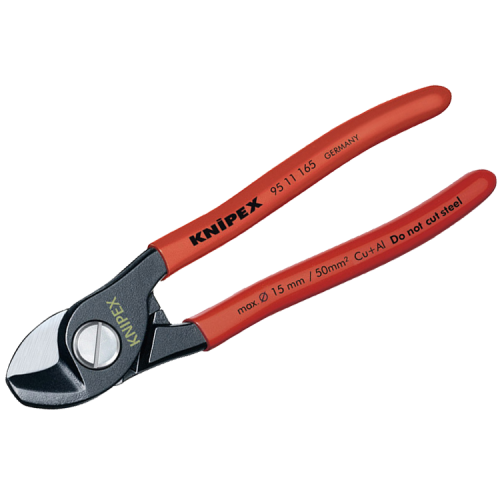 Draper 19590 Knipex Cable Shears With Plastic Coated Handles For DiaØ: 15mm² - 50mm² Cables Length: 165mm