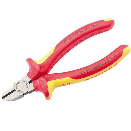 Draper 31925 Knipex VDE Fully Insulated Diagonal Side Cutters Length: 140mm 1000V Draper 31925 Knipex VDE Fully Insulated Diagonal Side Cutters Length: 140mm 1000V