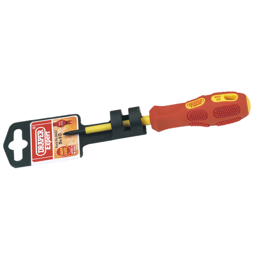 Draper 69227 Expert 960 Series VDE Fully Insulated Soft Grip PZ Screwdriver 1000V Blade Tip: PZ0 | Blade Length : 60mm