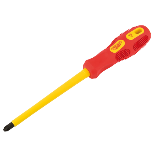 Draper 75389 Expert 960 Series VDE Fully Insulated Soft Grip PZ Screwdriver 1000V Blade Tip: PZ3 | Blade Length : 150mm