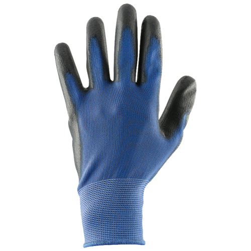 Draper 65816 Blue / Block Polyester Hi-Sensitivity Screen Touch Gloves Size: Large / 9