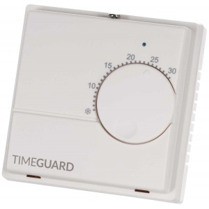Timeguard TRT032N Electronic Room Thermostat c/w Tamperproof Cover