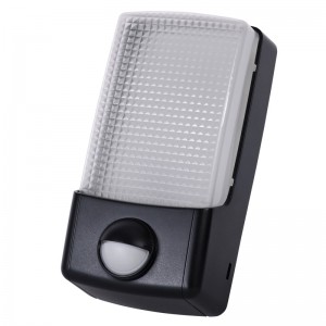 Timeguard LED88PIRN Night Eye Black LED PIR Energy Saver IP55 Bulkhead 140Deg 10m Range 6.5W 500lm