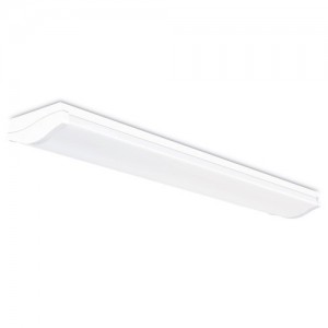 JCC Lighting JC030009 OxfordLED White 5ft Twin Commercial LED High Output Linear Lumnaire With Neutral White 4000K LEDs & Opal Diffuser IP20 80W