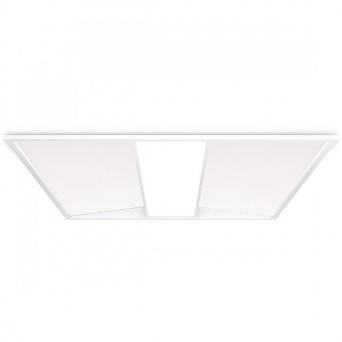 JCC Lighting JC71376 Skytile Direct/Indirect White Non Dimmable LED Flat Panel With Nano Polycarbonate Diffuser & Neutral White 4000K LEDs IP20 35W