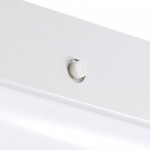 JCC Lighting JC100021 Skypack QR White Emergency 5ft Single LED High Output Batten With Neutral White 4000K LEDs & Quick Release Diffuser IP20 47W