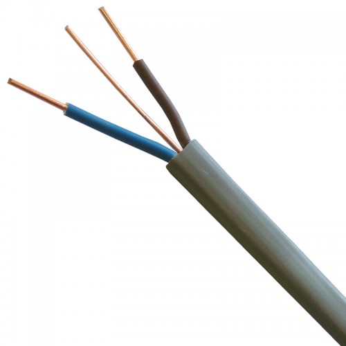 6242YH1GREYB BASEC Approved 6242Y Grey Twin & Earth Cable 1.0mm 50m Reel