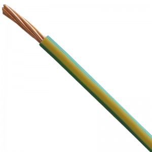 6491X16GYC BASEC Approved 6491X Green/Yellow Single Core Insulated Conduit Wiring Cable 16mm 100m Reel