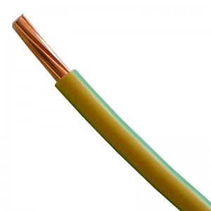 6491X25GYC BASEC Approved 6491X Green/Yellow Single Core Insulated Conduit Wiring Cable 25mm 100m Reel