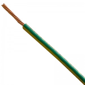 BASEC Approved 6491B Green/Yellow Single Core Insulated Low Smoke Zero Halogen ( LSZH ) Conduit Wiring Cable 4.0mm 100m Reel