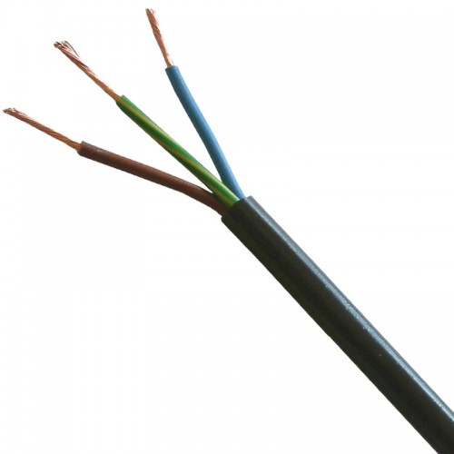 3183Y15BLKB BASEC Approved 3183Y Black 3 Core PVC Insulated & Sheathed ...